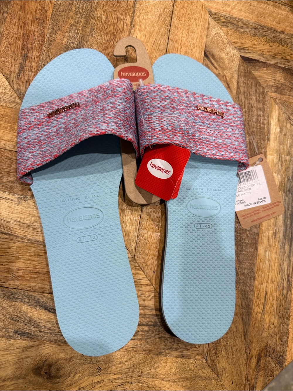 Havaianas Women’s Slides - Blue Water